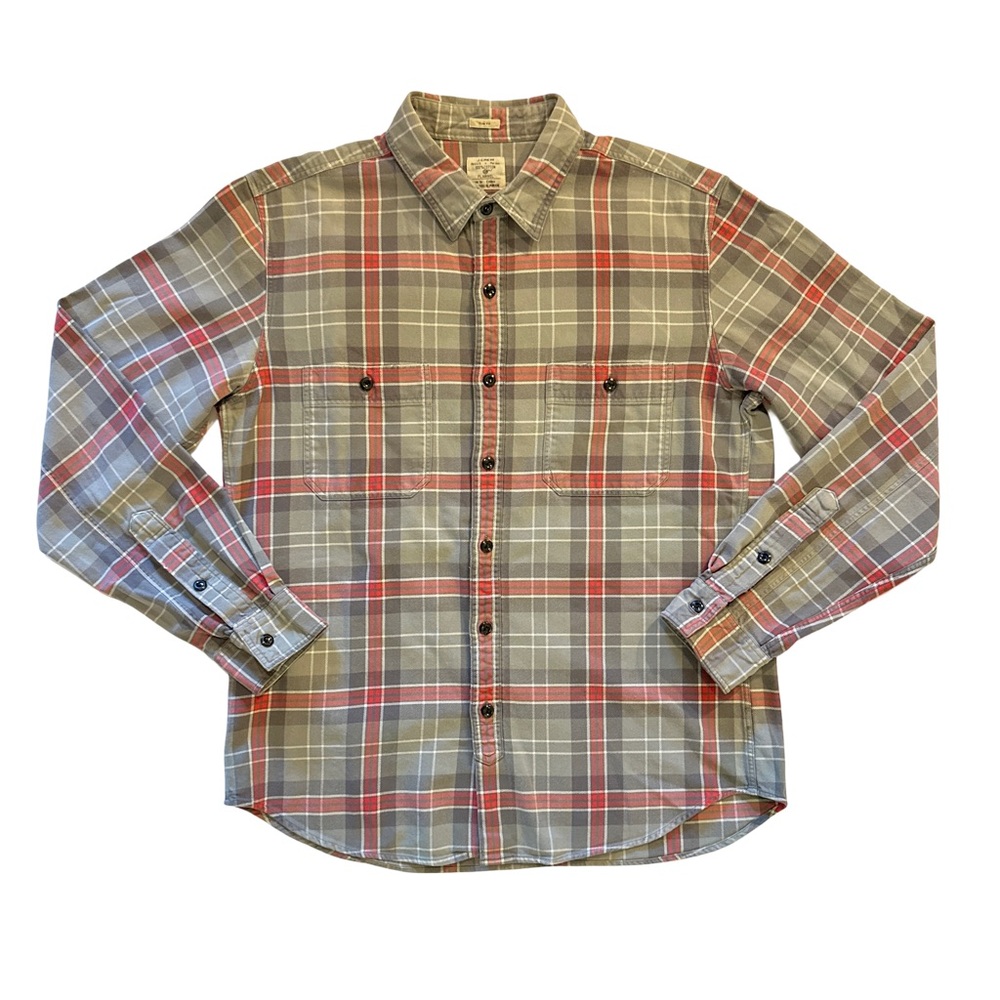 J.Crew Men’s Flannel Slim Fit Long Sleeve Shirt